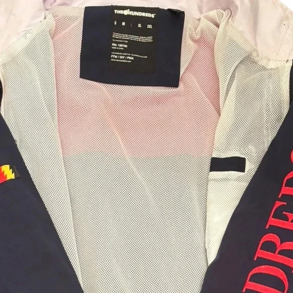 The Hundreds Men's Marina Jacket Blue And Red